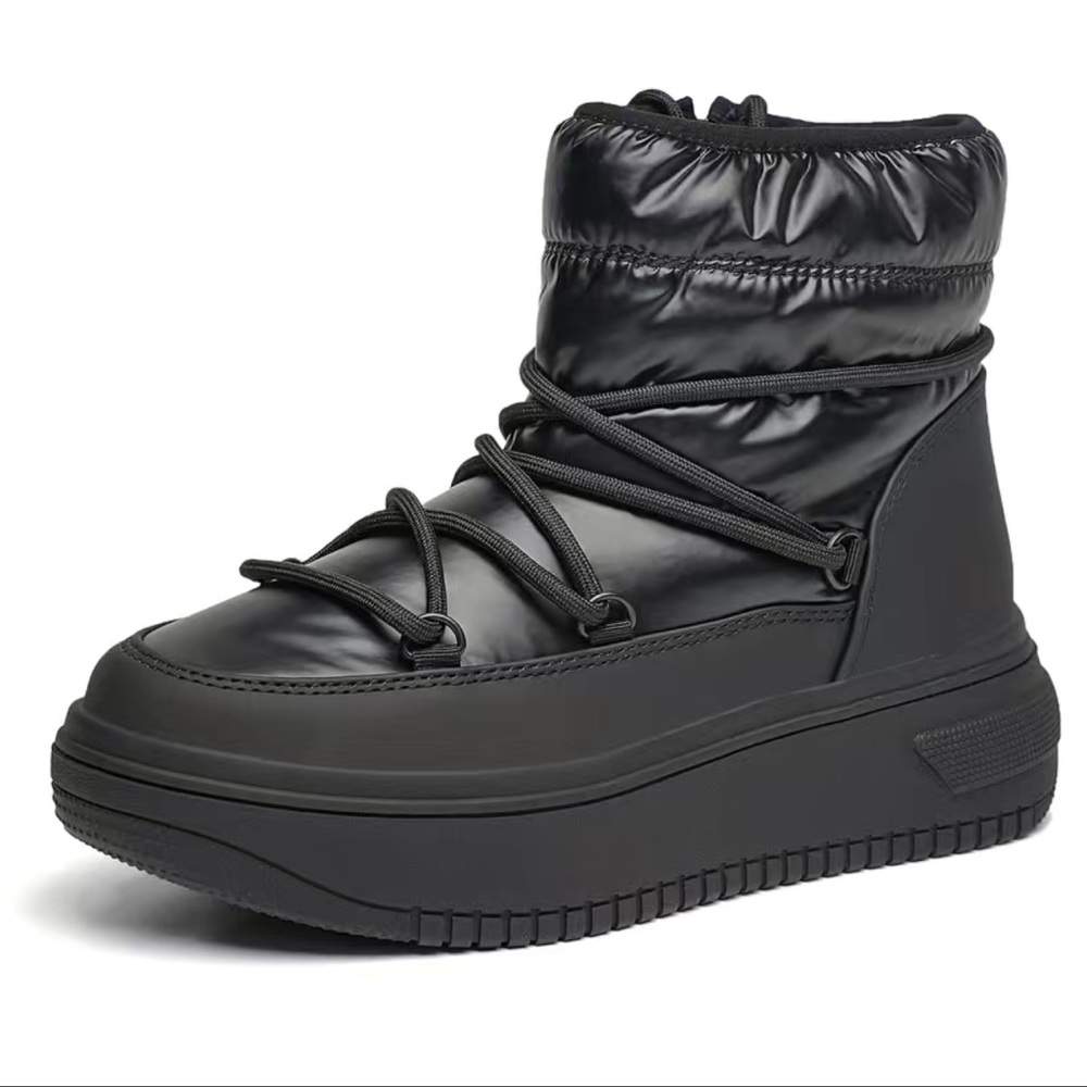 Women's Trendy Waterproof Thermal Winter boots, Non Slip Snow Boots